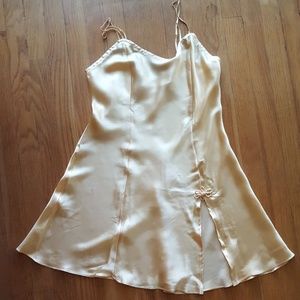 Yellow VS Silk Nightie